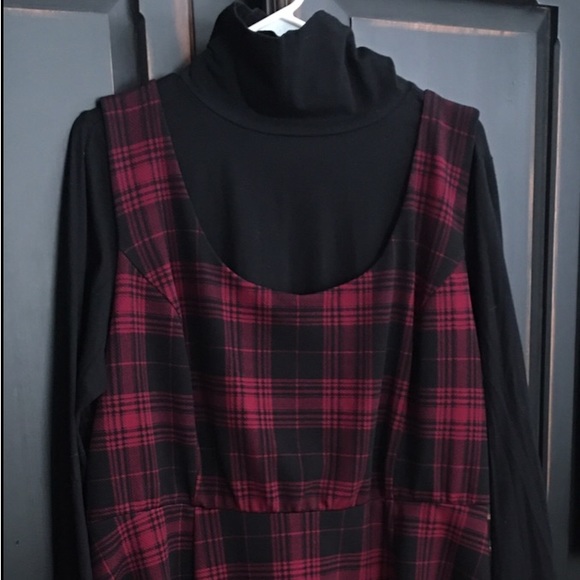 3X TORRID Plaid Skater Dress - Picture 14 of 15